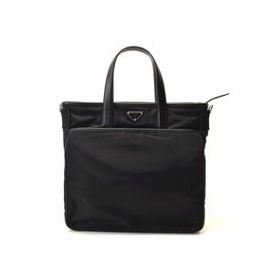 Prada tote bag Re Nylon Saffiano Black